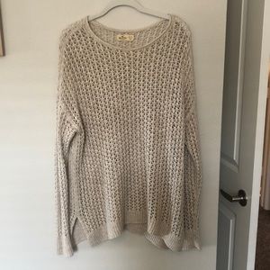 Hollister Oatmeal Sweater